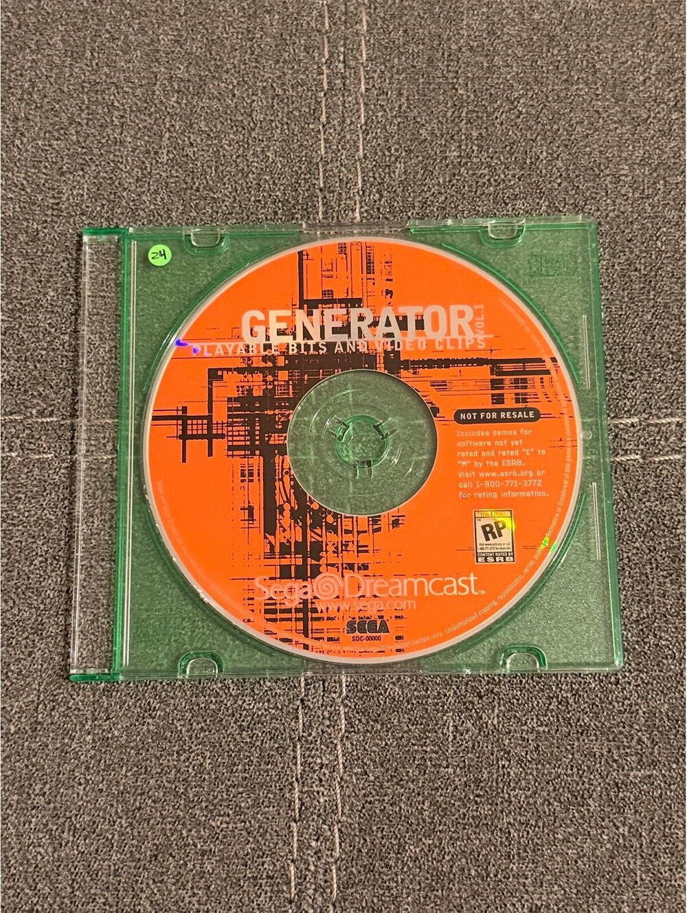 Generator Vol. 1 for Sega Dreamcast